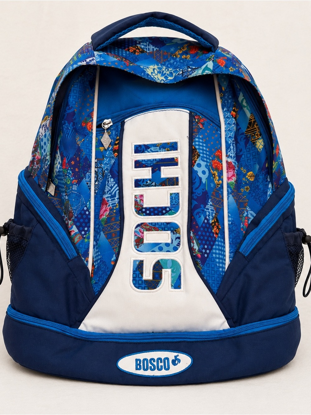 BOSCO Official Sochi 2014 Winter Olympics Media Backpack 18x14x7 EUC